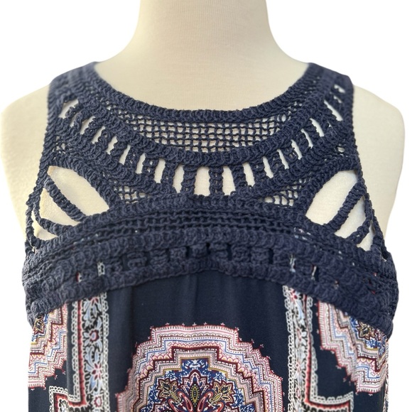 MSK Paisley/Boho Print Sleeveless Dress in Size Large - Picture 5 of 5